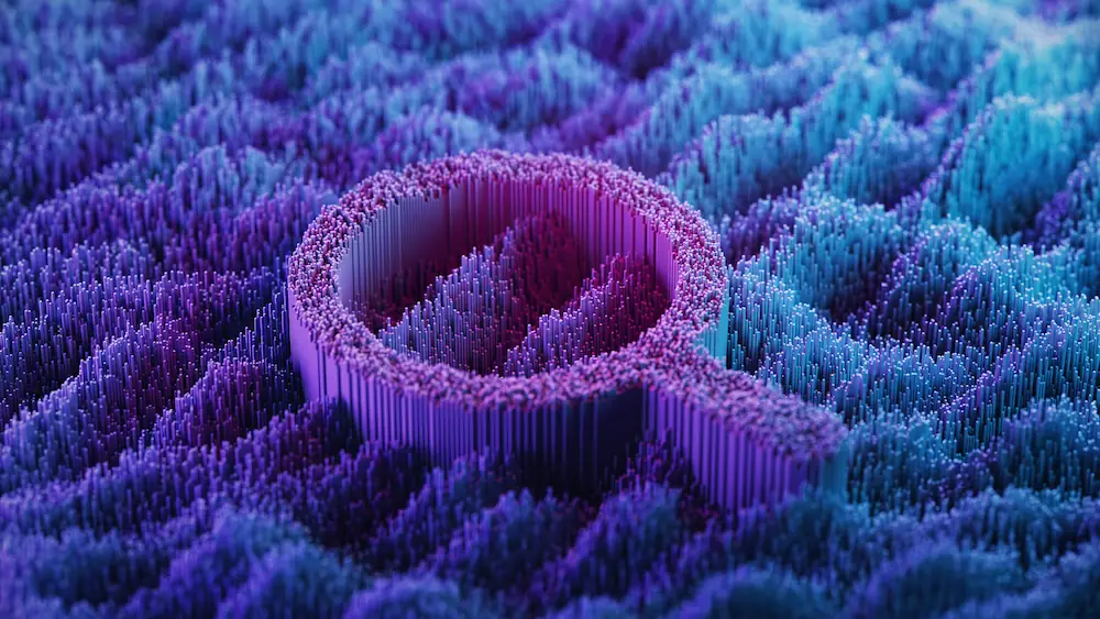 Image de loupe de recherche SEO, GEO, AEO